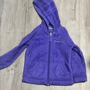 Free Country Purple Fleece Sweater with Full Zipper